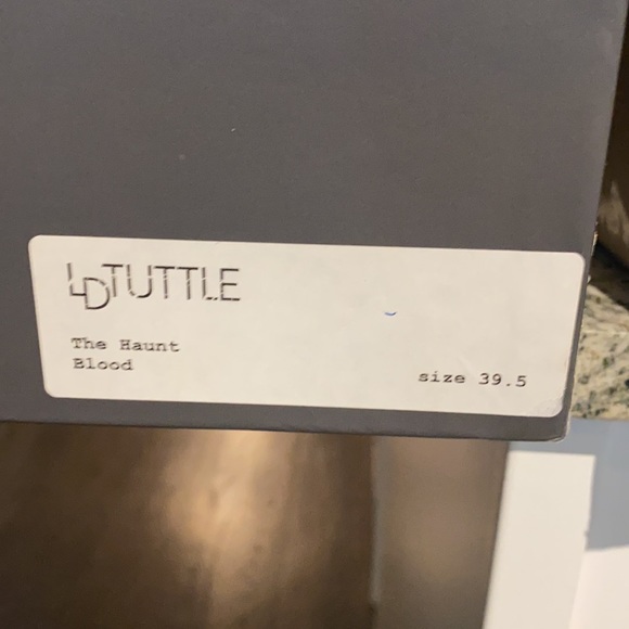 LD Tuttle The Haunt booties in Blood - Picture 7 of 7